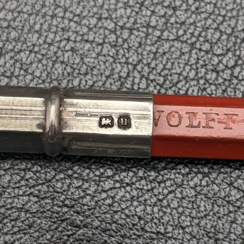 1919 British Antique Sterling Silver Pencil Holder FRANCIS WEBB
